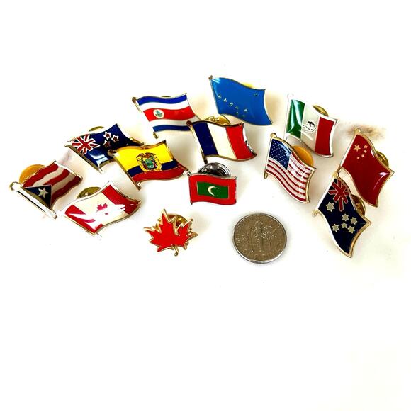 Equator flag lapel pin - Picture 3 of 3